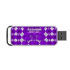 Happy  Day Valentines Every Day Portable Usb Flash (one Side) by pepitasart