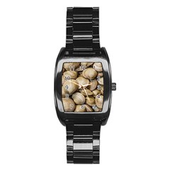 Shellfishs Photo Print Pattern Stainless Steel Barrel Watch by dflcprintsclothing