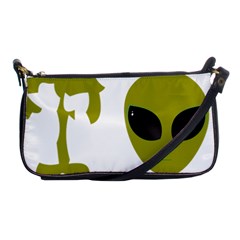 I Want To Believe Shoulder Clutch Bag by Sudhe