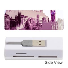 Abstract Painting Edinburgh Capital Of Scotland Memory Card Reader (stick) by Sudhe