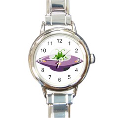 Ufo Round Italian Charm Watch by Sudhe