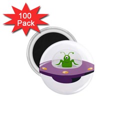 Ufo 1 75  Magnets (100 Pack)  by Sudhe