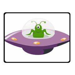 Ufo Fleece Blanket (small) by Sudhe