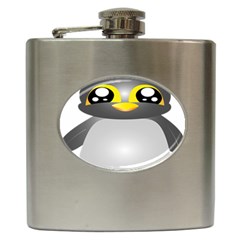 Cute Penguin Animal Hip Flask (6 Oz) by Sudhe