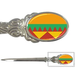 Burger Bread Food Cheese Vegetable Letter Opener by Sudhe