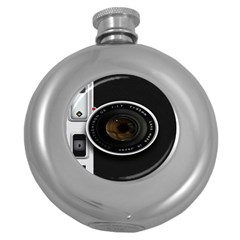 Vintage Camera Round Hip Flask (5 Oz) by Sudhe