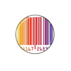 Colorful Gradient Barcode Hat Clip Ball Marker (10 Pack) by Sudhe