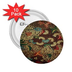 Colorful The Beautiful Of Art Indonesian Batik Pattern 2 25  Buttons (10 Pack)  by Sudhe