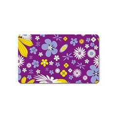 Floral Flowers Magnet (name Card) by Sudhe