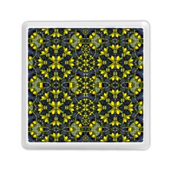 Fresh Clean Spring Flowers In Floral Wreaths Memory Card Reader (square) by pepitasart