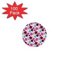 Stars Pattern 1  Mini Buttons (100 Pack)  by Sudhe