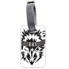 Pirate Rat Animal Pet Danger Luggage Tags (two Sides) by Sudhe