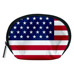 American Flag Accessory Pouch (medium) by Valentinaart