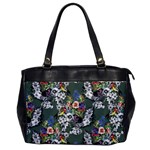 Vintage flowers and birds pattern Oversize Office Handbag