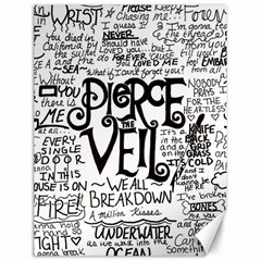 Pierce The Veil Music Band Group Fabric Art Cloth Poster Canvas 18  X 24  by Sudhe