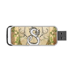 Wonderful Asian Dragon Portable Usb Flash (one Side) by FantasyWorld7