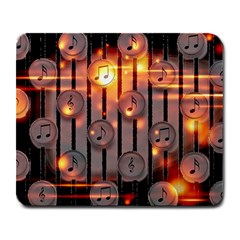 Music Notes Sound Musical Audio Large Mousepads by Mariart