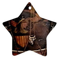 Grand Army Of The Republic Drum Star Ornament (two Sides) by Riverwoman