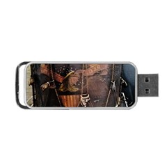 Grand Army Of The Republic Drum Portable Usb Flash (one Side) by Riverwoman