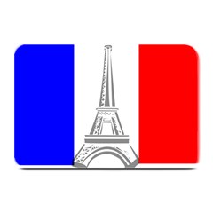 Eiffel Tower France Flag Tower Plate Mats by Sudhe