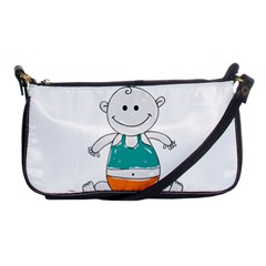 Baby Cute Child Birth Happy Shoulder Clutch Bag by Sudhe