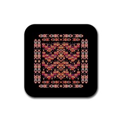 Nature Flower Girls Rubber Coaster (square) 