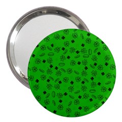 St Patricks Day Pattern 3  Handbag Mirrors by Valentinaart