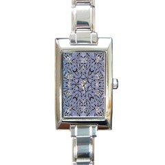 Tile Design Art Mosaic Pattern Rectangle Italian Charm Watch