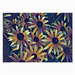 Spring Floral Black Eyed Susan Large Glasses Cloth by Pakrebo