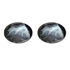 1840s Ohio Salt Glaze Cufflinks (oval)