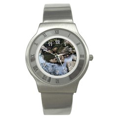 Garden Of The Phoenix Stainless Steel Watch by Riverwoman