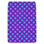 Turquoise Stars Pattern On Purple Removable Flap Cover (S)