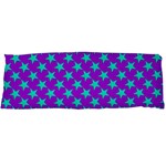 Turquoise Stars Pattern On Purple Body Pillow Case Dakimakura (Two Sides)