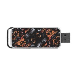 Fractal Vintage Grunge Print Design Portable Usb Flash (one Side) by dflcprintsclothing