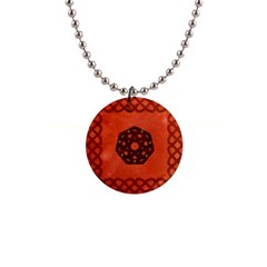 Elegant Decorative Celtic, Knot 1  Button Necklace by FantasyWorld7