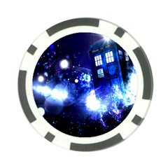 Tardis Background Space Poker Chip Card Guard (10 Pack) by Sudhe