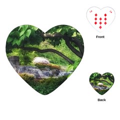 Chicago Garden Of The Phoenix Playing Cards (heart) by Riverwoman