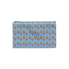 Cotton Candy Pattern Blue Cosmetic Bag (small) by snowwhitegirl