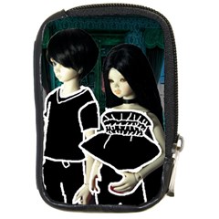 Dolls In Living Room Compact Camera Leather Case by snowwhitegirl