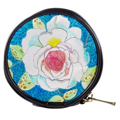 Favorite Rose Watercolor   Mini Makeup Bag by okhismakingart