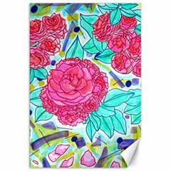 Roses And Movie Theater Carpet Canvas 20  X 30  by okhismakingart
