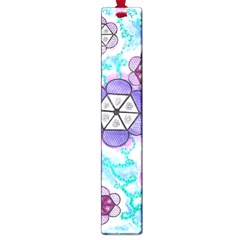 Hexagonal Flowers Large Book Marks