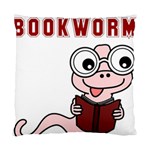 Literal Bookworm Standard Cushion Case (Two Sides) Back