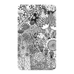 Floral Jungle Black And White Memory Card Reader (rectangular) by okhismakingart