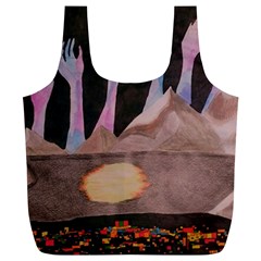 Angel s City Full Print Recycle Bag (xl) by okhismakingart