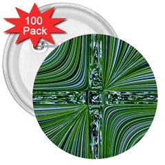 Electric Field Art Vii 3  Buttons (100 Pack) 