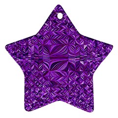 Electric Field Art Xi Star Ornament (two Sides) by okhismakingart