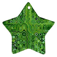 Electric Field Art Xii Star Ornament (two Sides) by okhismakingart