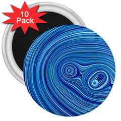 Electric Field Art Xxiii 3  Magnets (10 Pack)  by okhismakingart