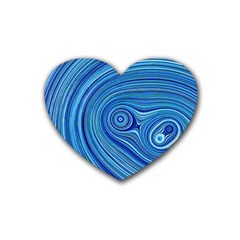 Electric Field Art Xxiii Heart Coaster (4 Pack)  by okhismakingart